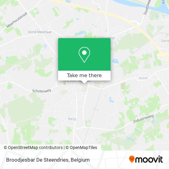 Broodjesbar De Steendries map