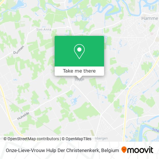 Onze-Lieve-Vrouw Hulp Der Christenenkerk plan