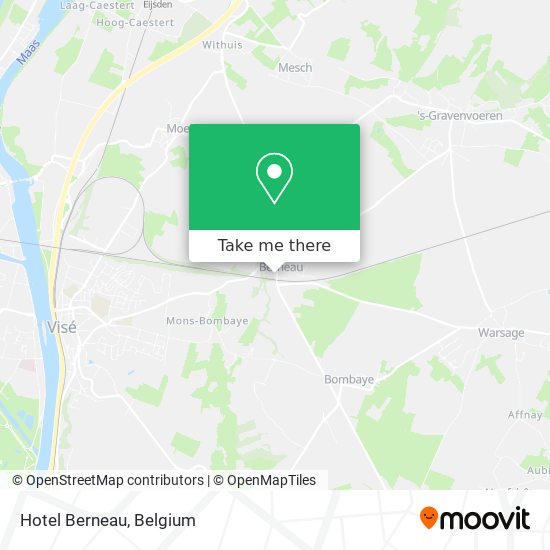 Hotel Berneau map