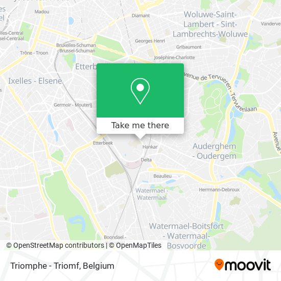 Triomphe - Triomf map