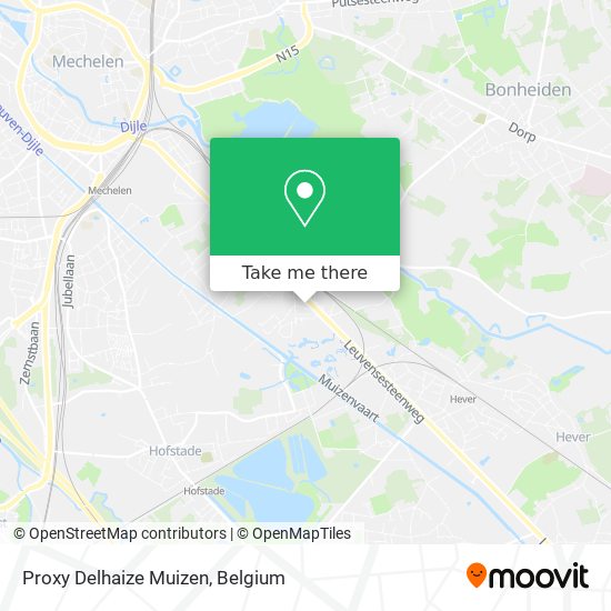 Proxy Delhaize Muizen plan