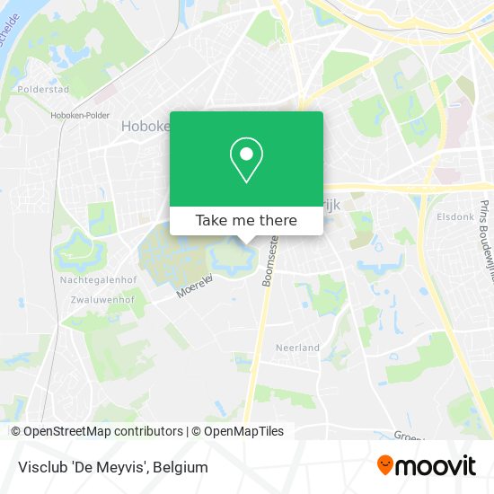 Visclub 'De Meyvis' map