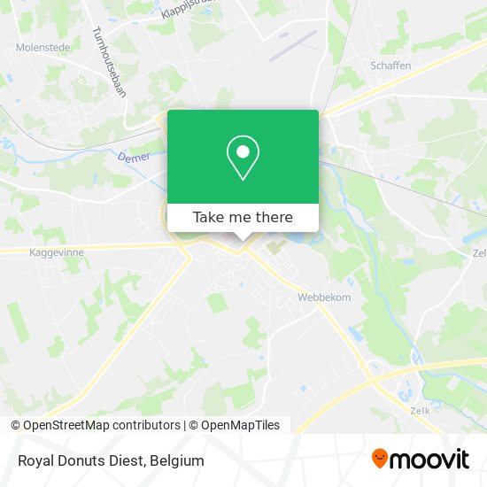 Royal Donuts Diest map