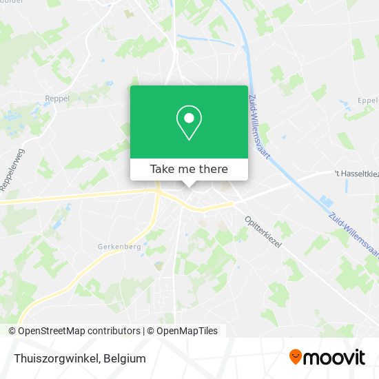 Thuiszorgwinkel map