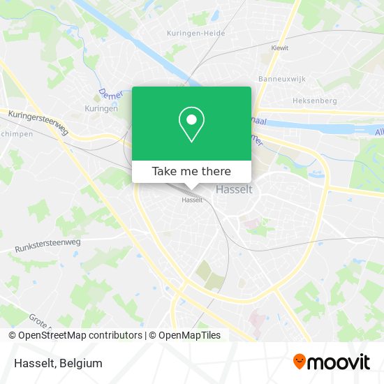 Hasselt map