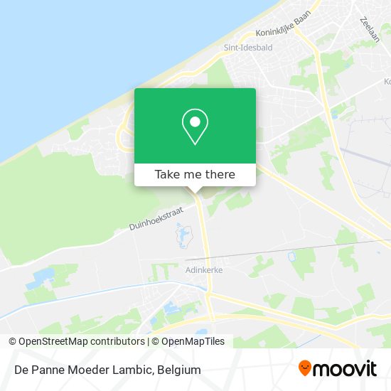 De Panne Moeder Lambic map