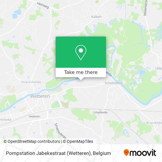 Pompstation Jabekestraat (Wetteren) plan