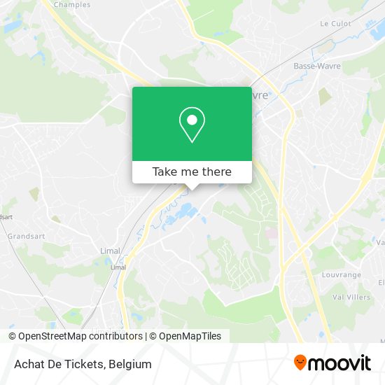 Achat De Tickets map