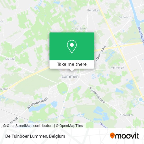 De Tuinboer Lummen map