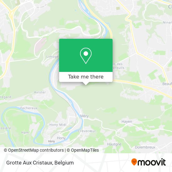 Grotte Aux Cristaux map