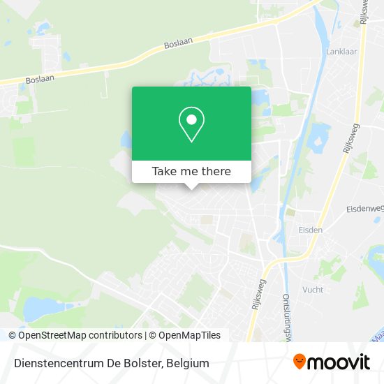 Dienstencentrum De Bolster map