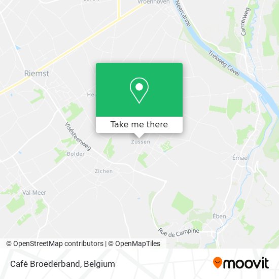 Café Broederband map