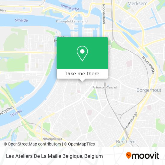 Les Ateliers De La Maille Belgique map