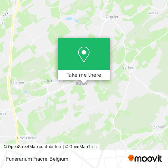 Funérarium Fiacre map