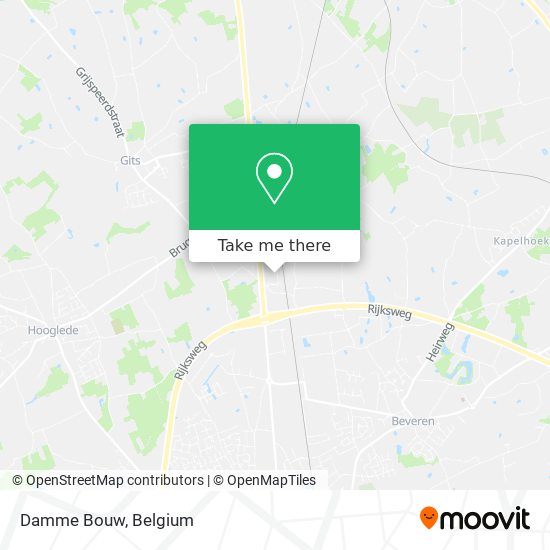 Damme Bouw map