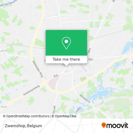 Zwemshop map