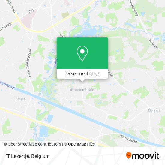 'T Lezertje map