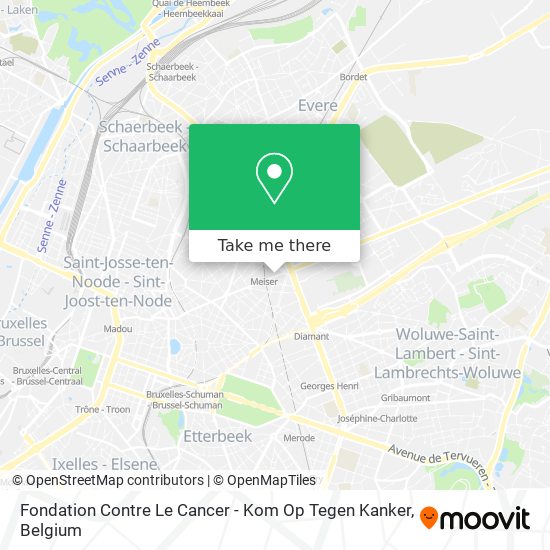 Fondation Contre Le Cancer - Kom Op Tegen Kanker map