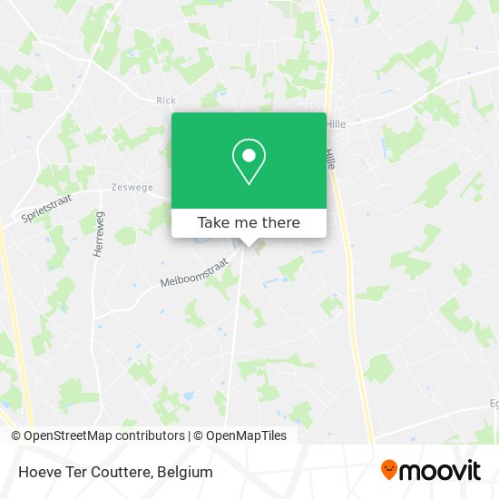 Hoeve Ter Couttere map