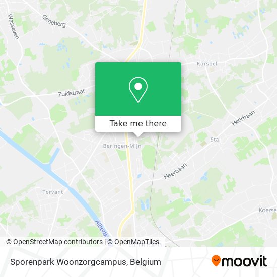 Sporenpark Woonzorgcampus map