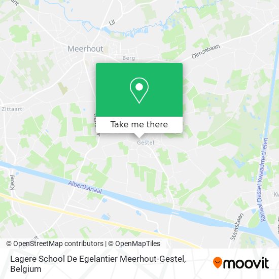 Lagere School De Egelantier Meerhout-Gestel plan