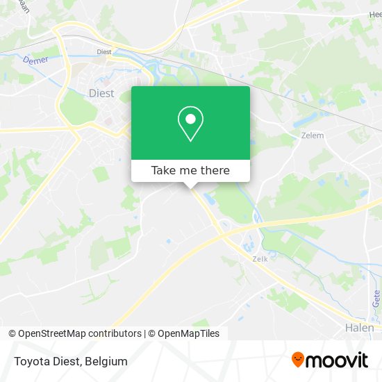 Toyota  Diest map