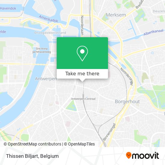 Thissen Biljart map