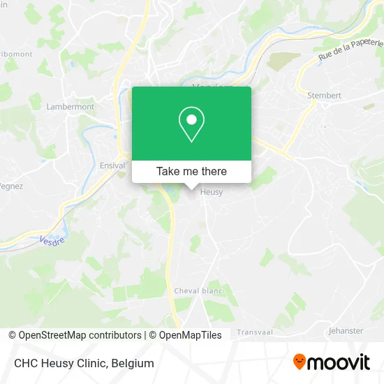 CHC Heusy Clinic map