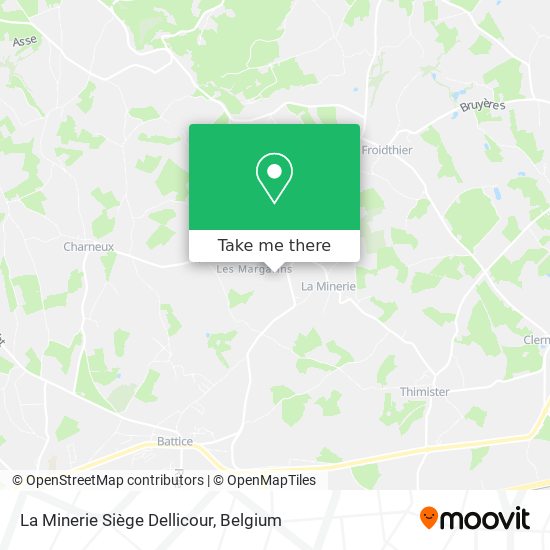 La Minerie Siège Dellicour map