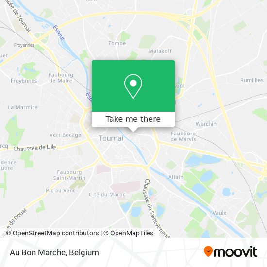 Au Bon Marché map