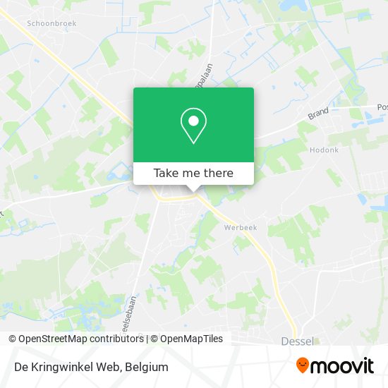 De Kringwinkel Web map