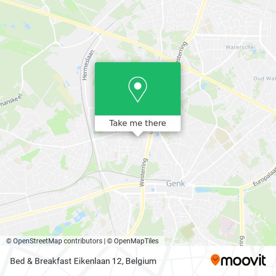 Bed & Breakfast Eikenlaan 12 map