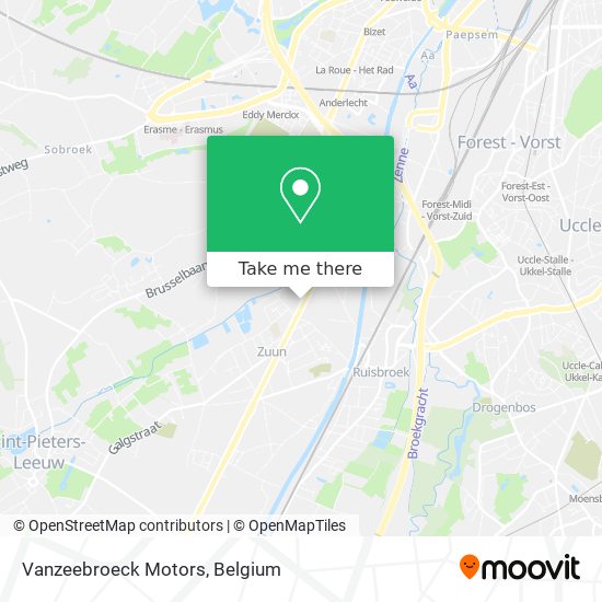 Vanzeebroeck Motors map