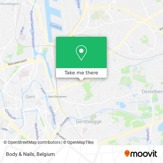 Body & Nails map