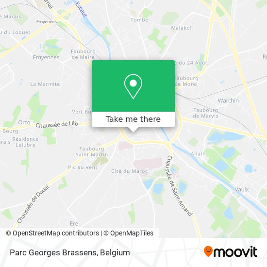 Parc Georges Brassens plan