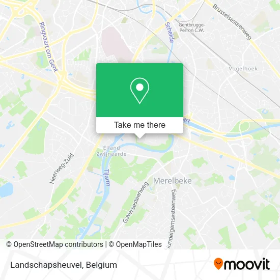 Landschapsheuvel map