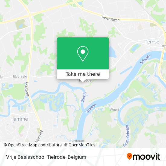 Vrije Basisschool Tielrode map