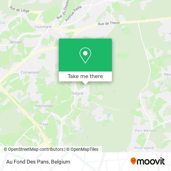 Au Fond Des Pans map