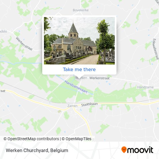 Werken Churchyard map