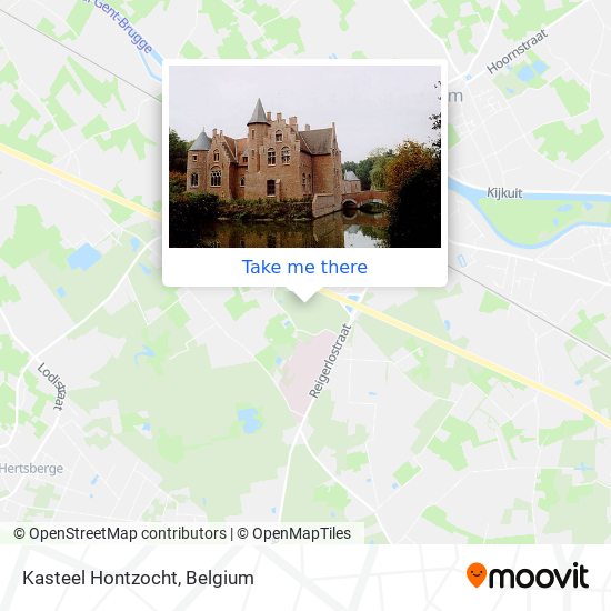 Kasteel Hontzocht map