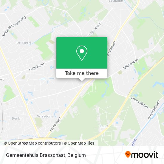 Gemeentehuis Brasschaat plan