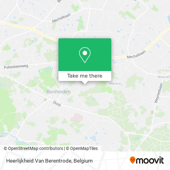 Heerlijkheid Van Berentrode plan