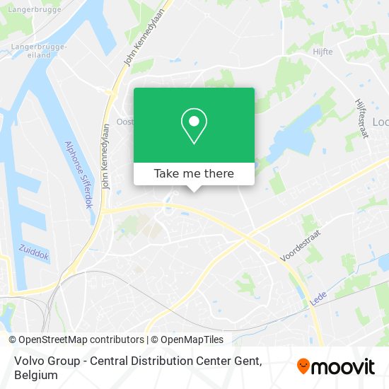 Volvo Group - Central Distribution Center Gent map
