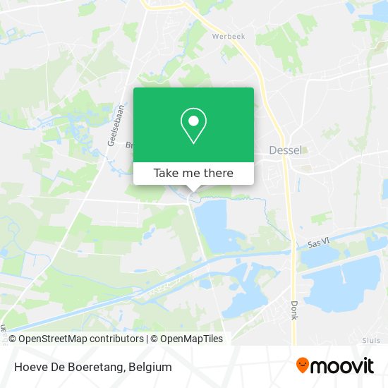 Hoeve De Boeretang map