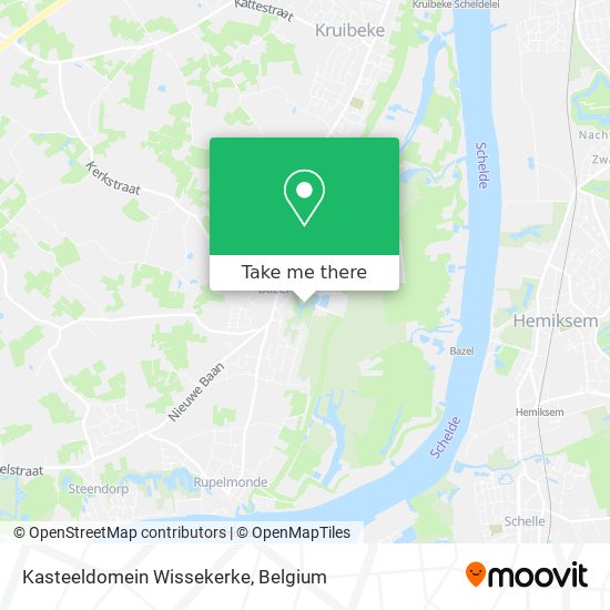 Kasteeldomein Wissekerke map