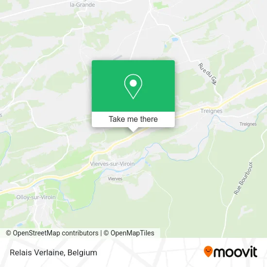 Relais Verlaine map