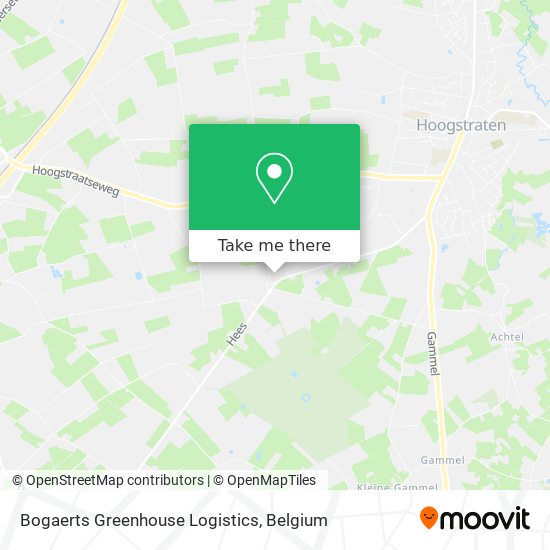 Bogaerts Greenhouse Logistics map