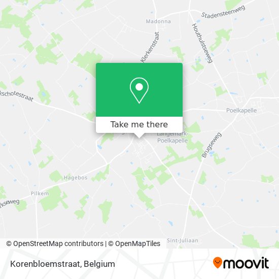 Korenbloemstraat map