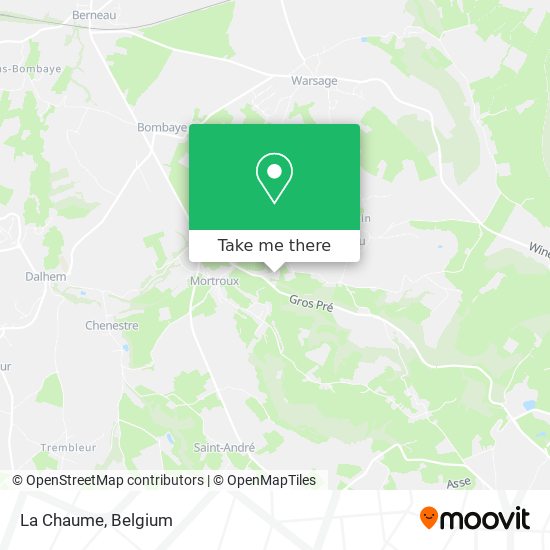 La Chaume map