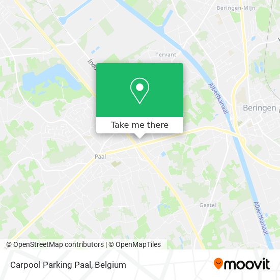 Carpool Parking Paal map